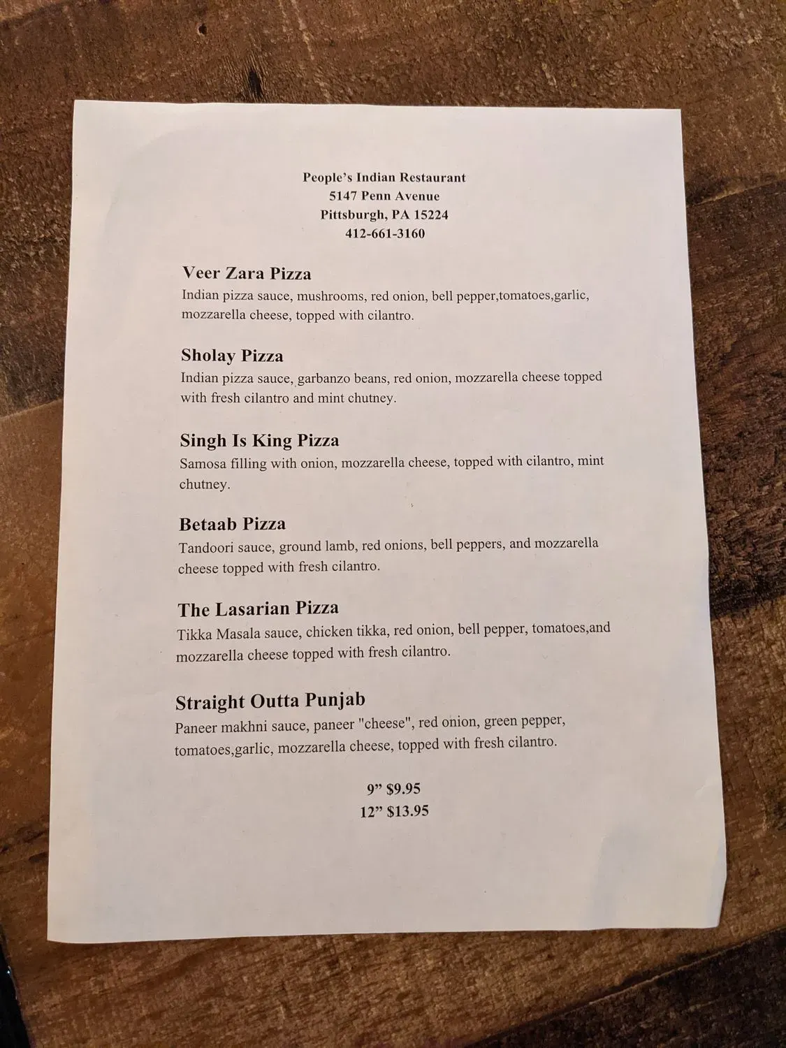 Menu 2