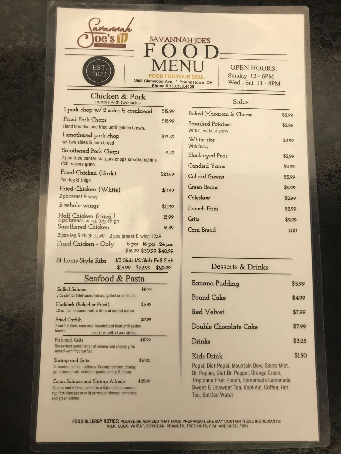 Menu 2