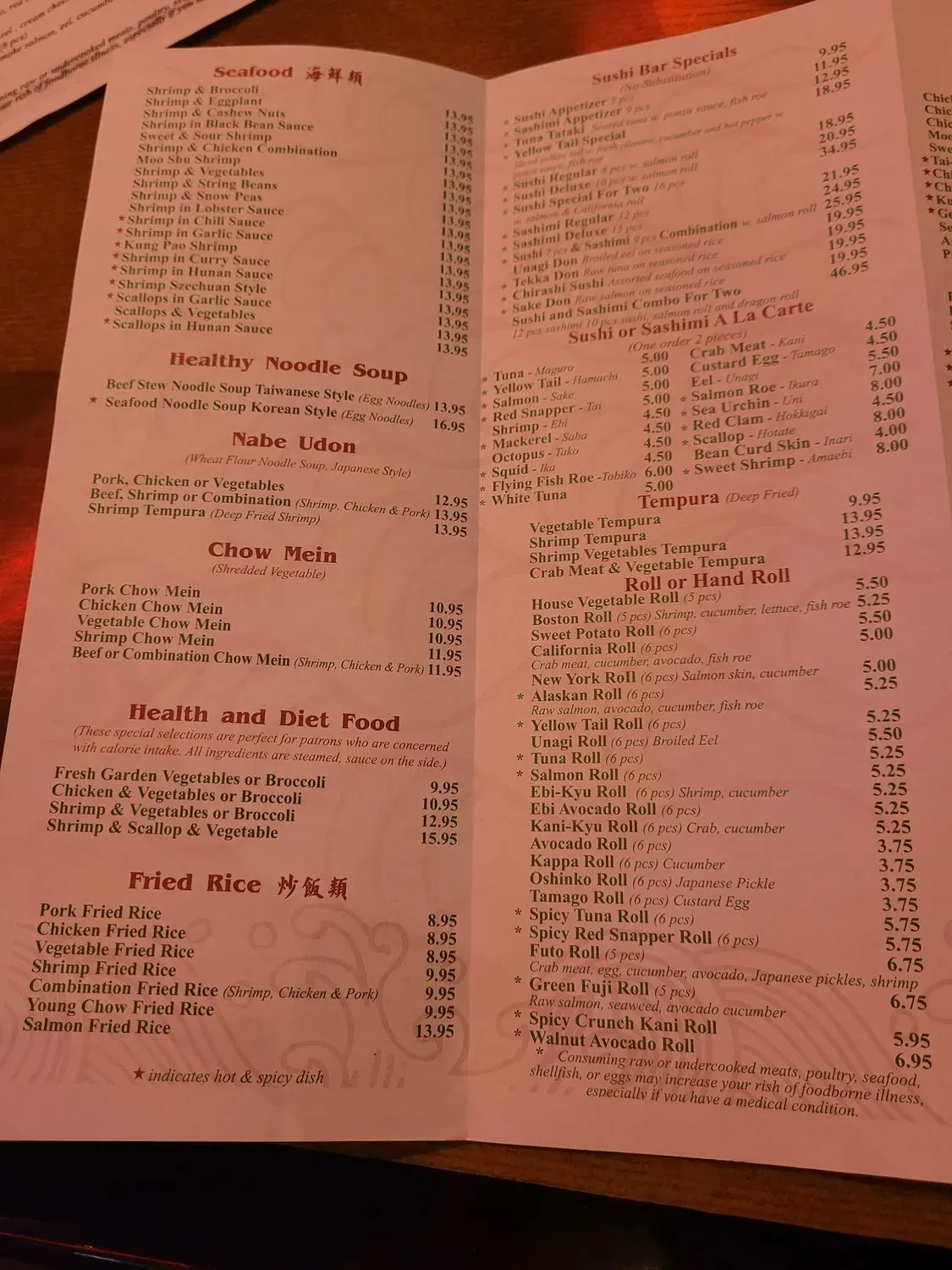 Menu 5