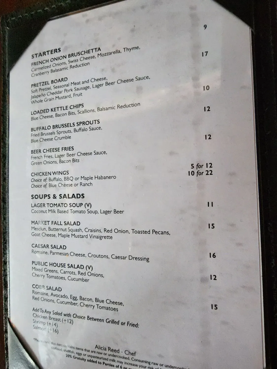 Menu 4