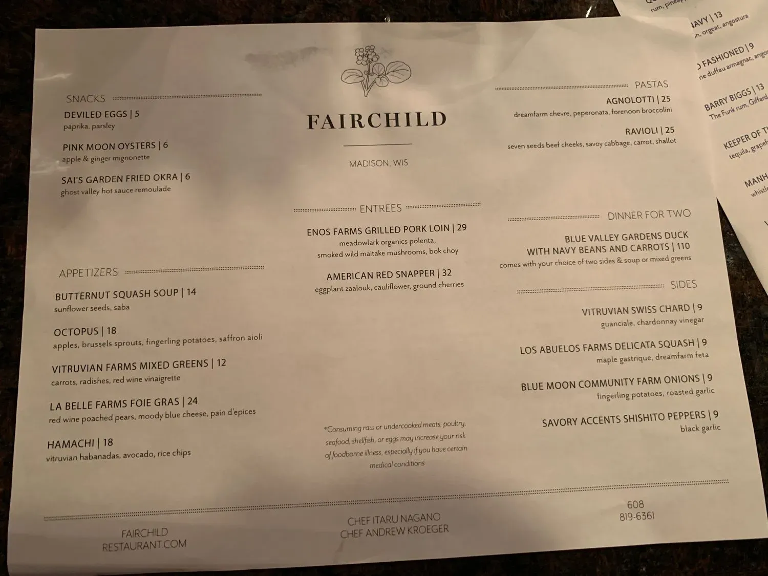 Menu 6