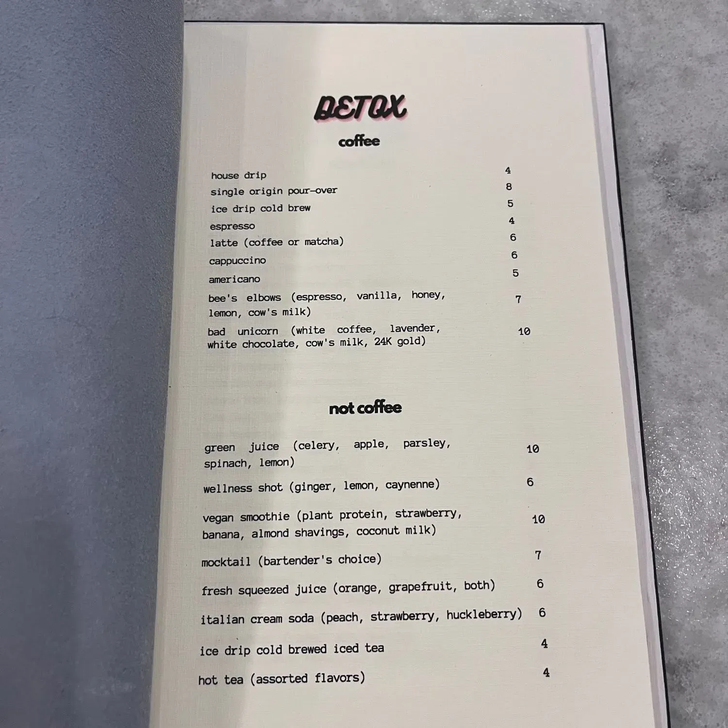 Menu 2