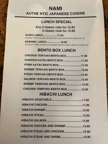 Menu 3