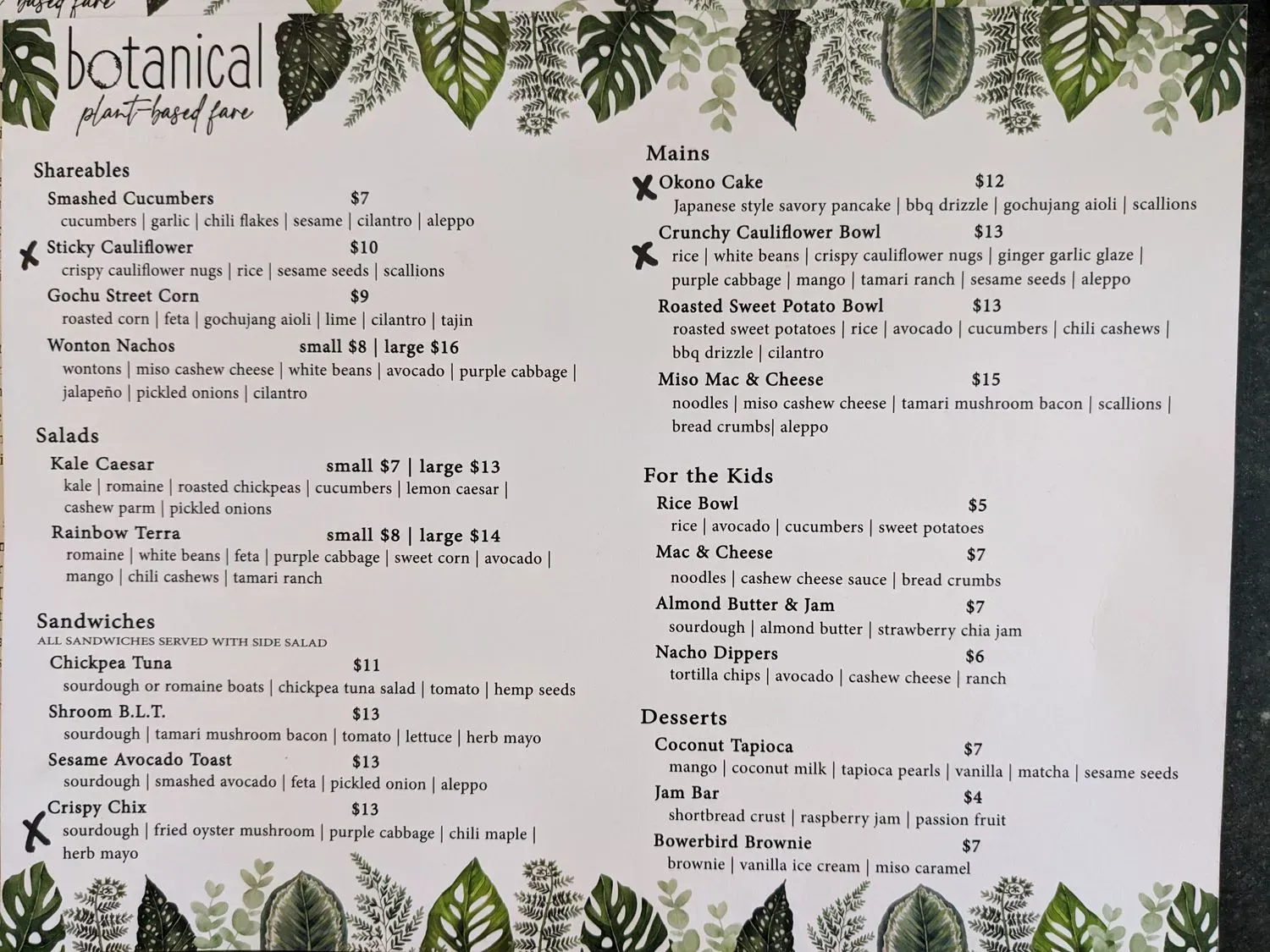 Menu 2