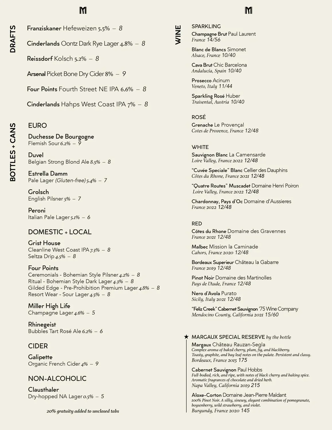 Menu 3