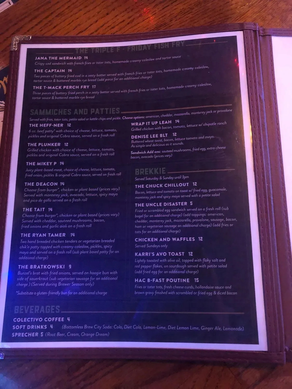 Menu 4