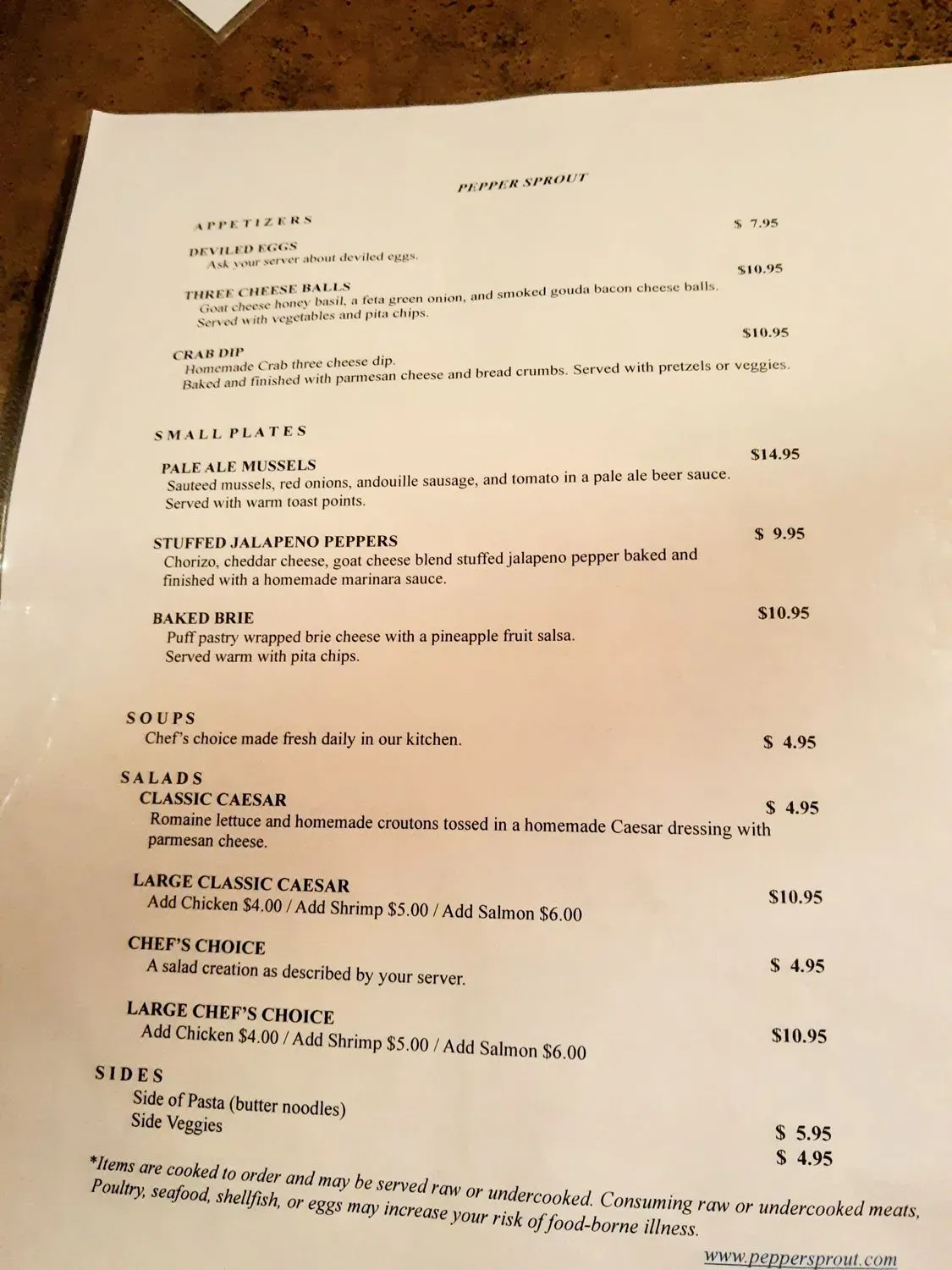 Menu 3