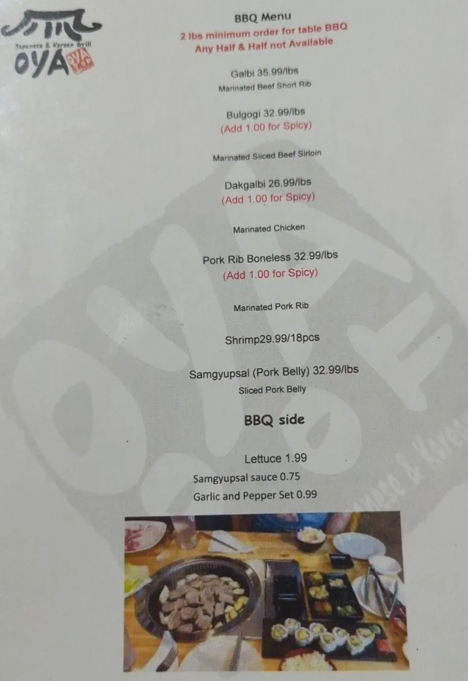 Menu 5