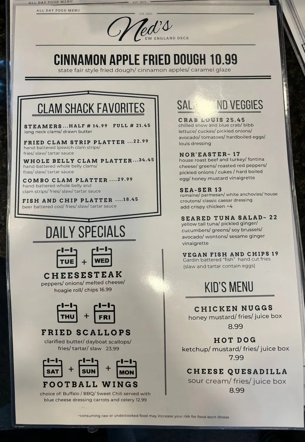 Menu 4