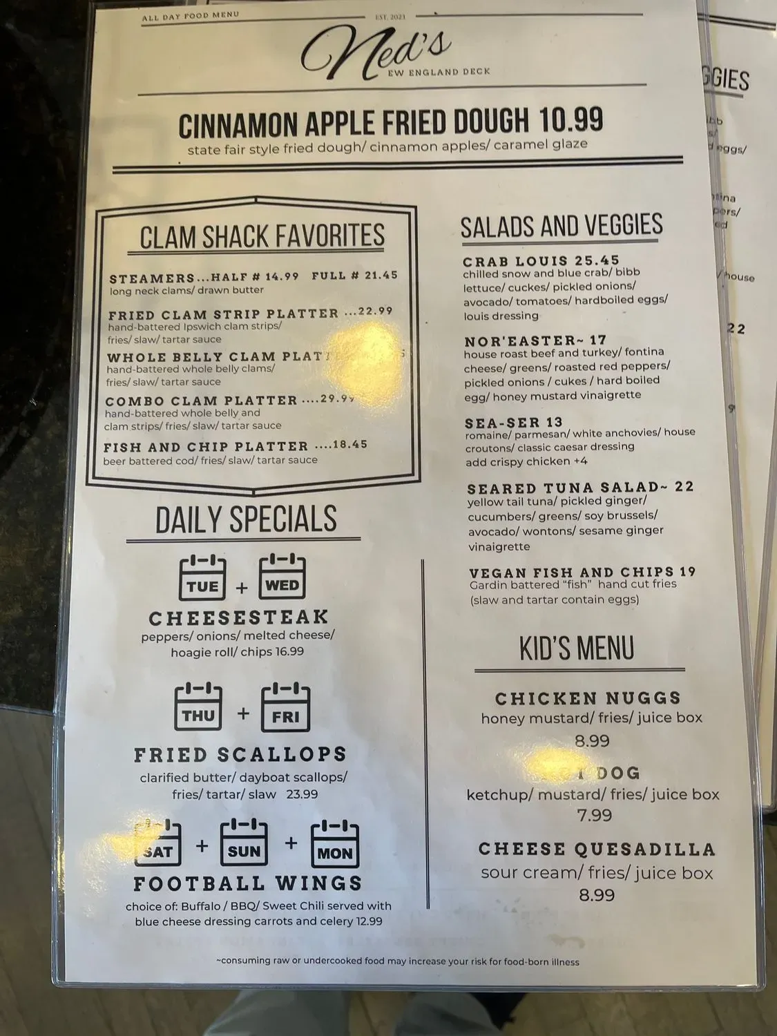 Menu 2