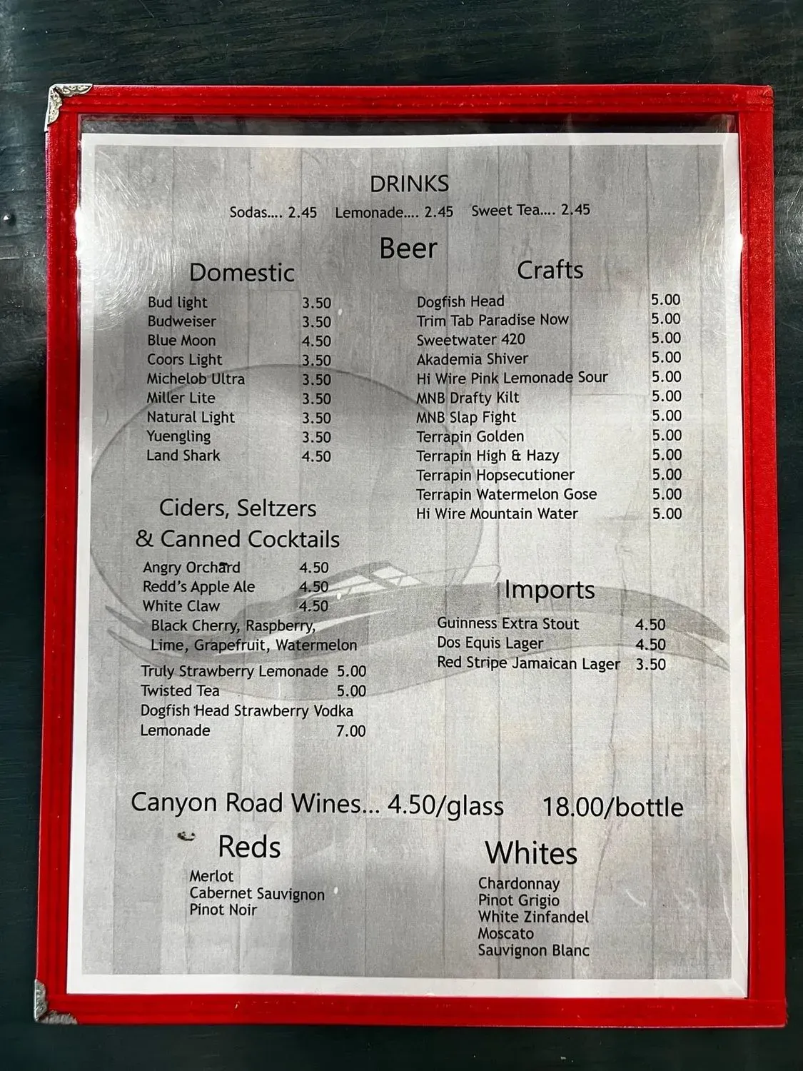 Menu 4