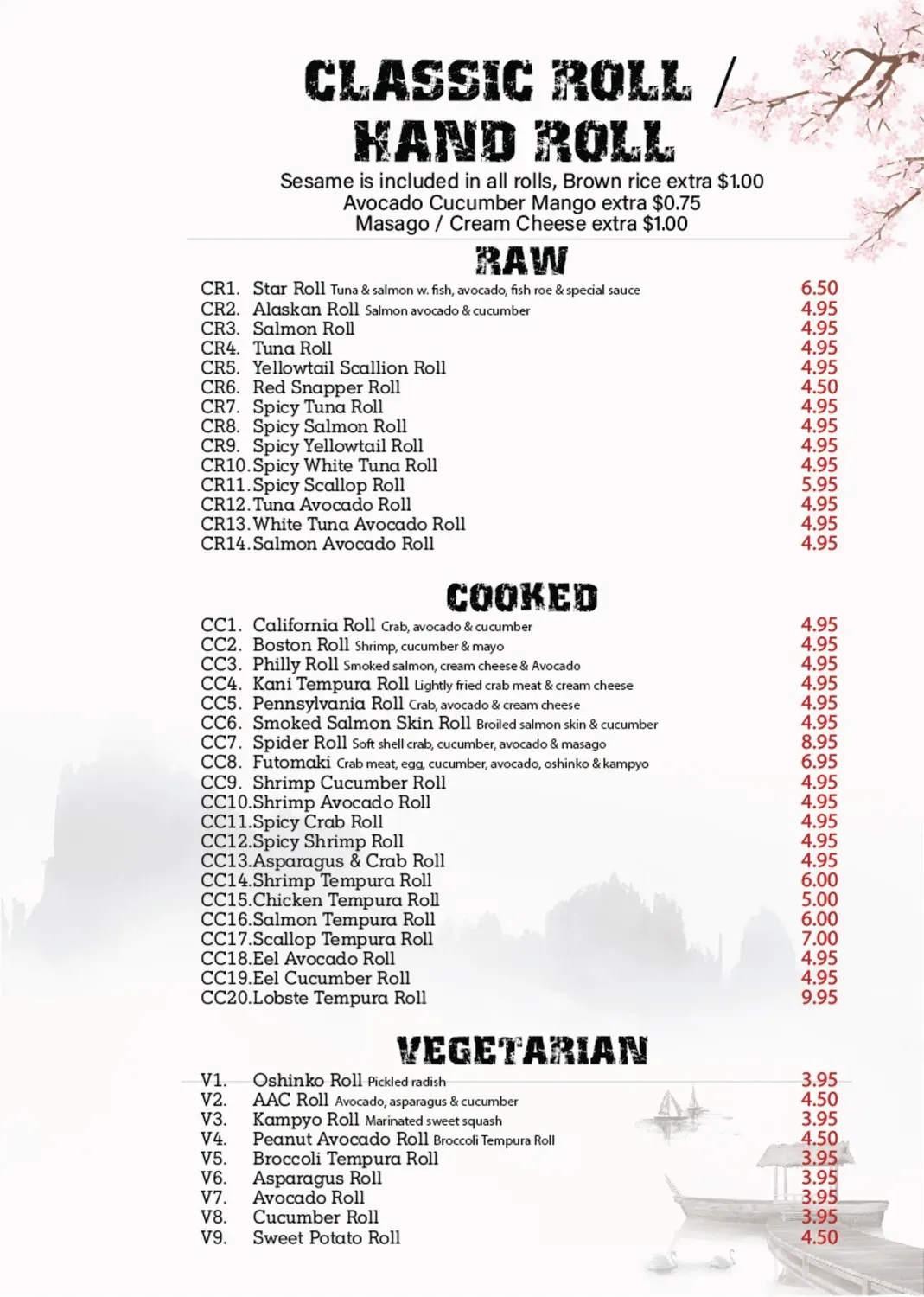 Menu 6