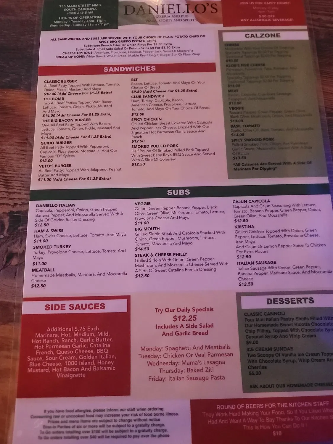 Menu 2