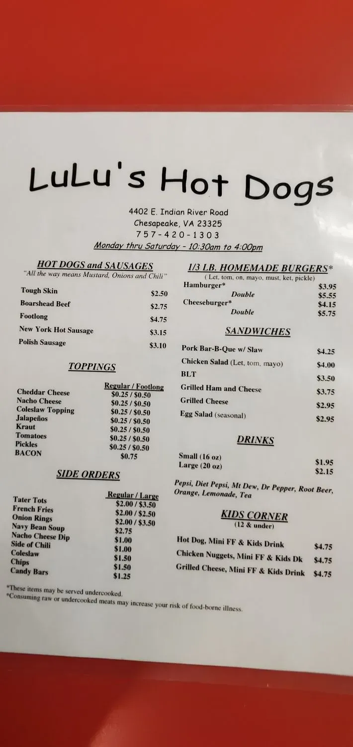 Menu 4