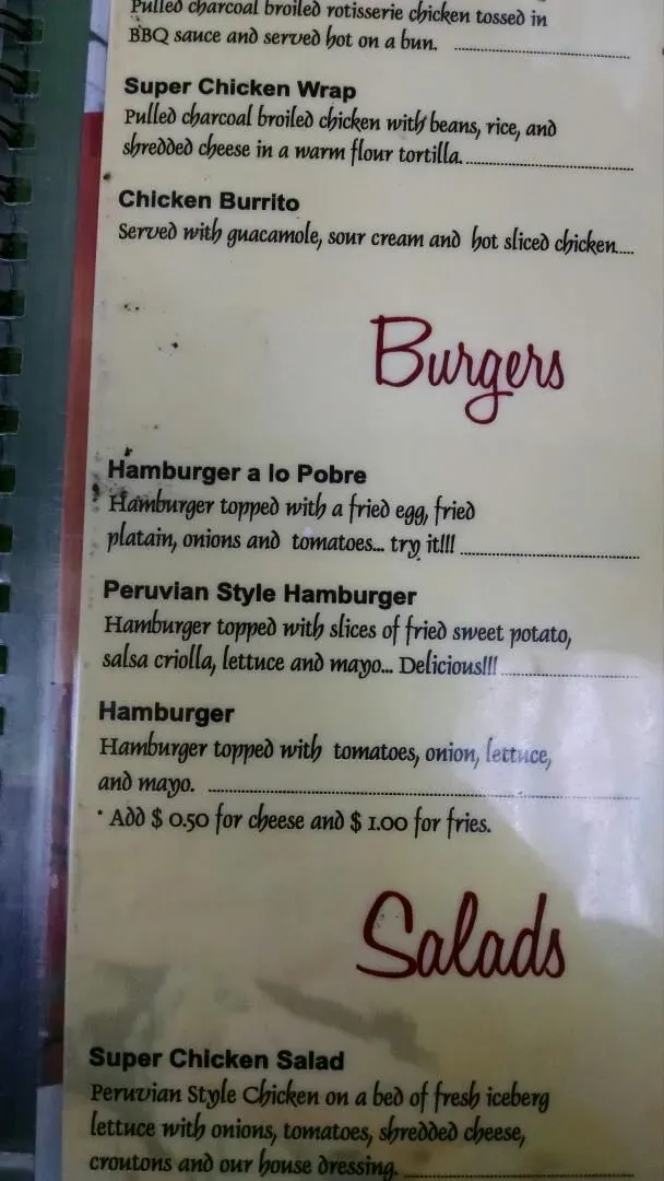 Menu 5