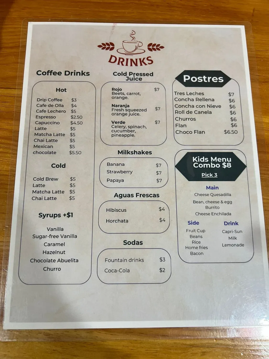 Menu 4