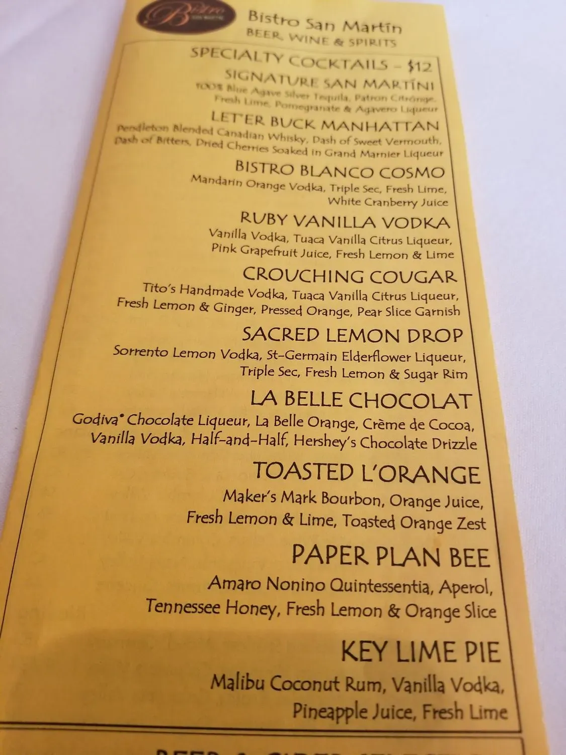 Menu 6