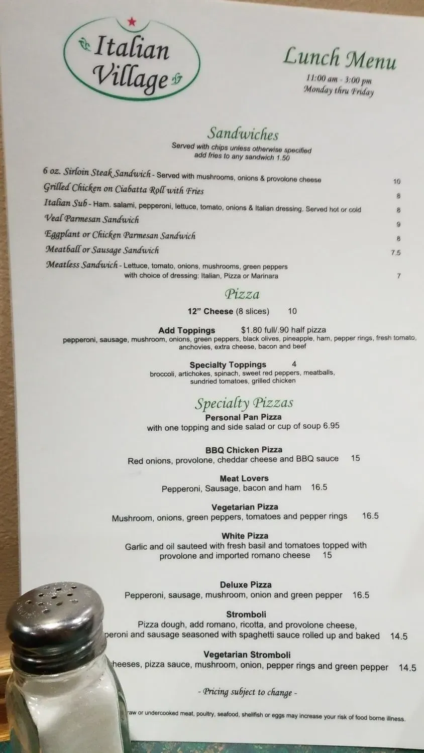 Menu 4