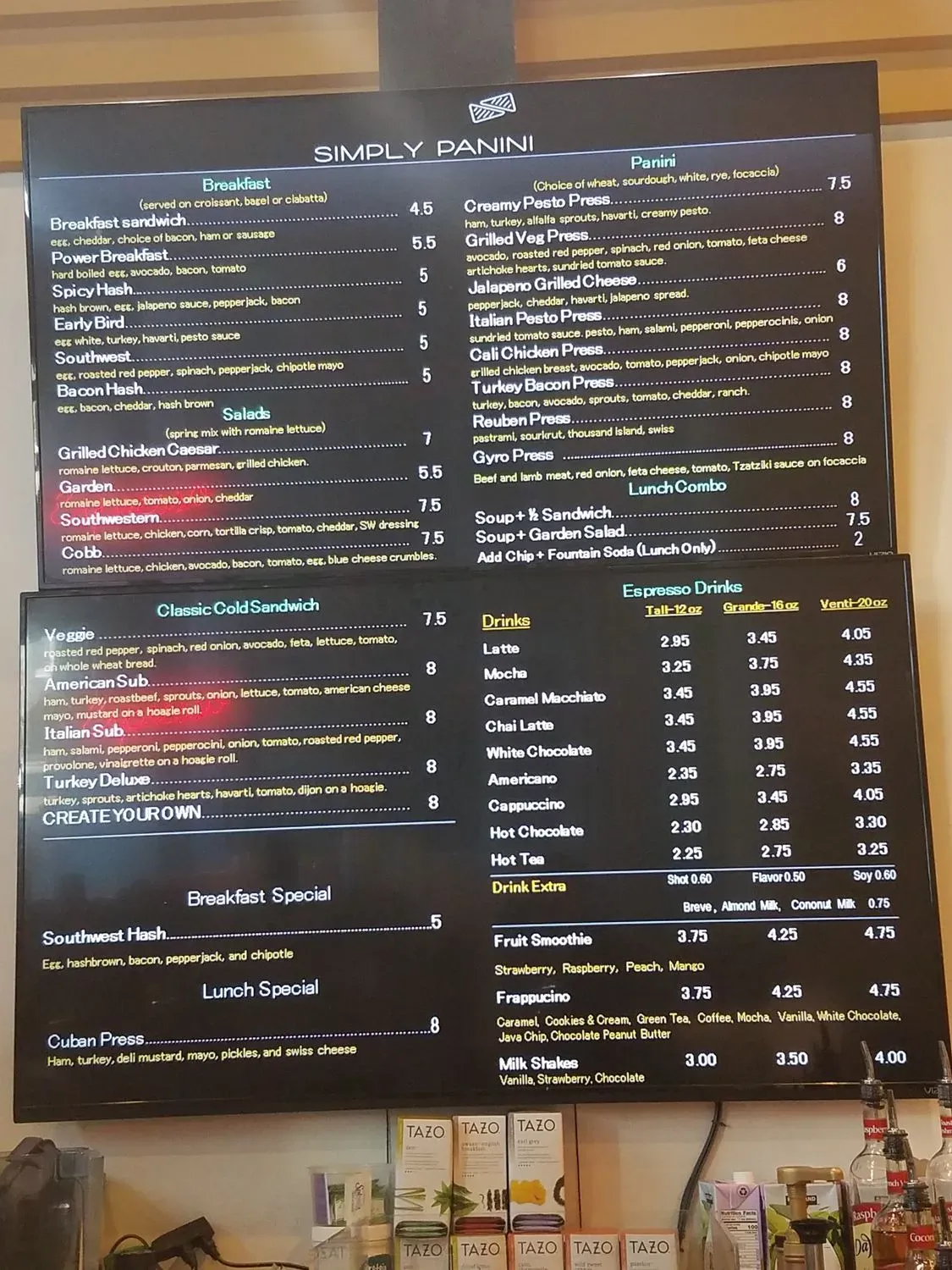 Menu 4