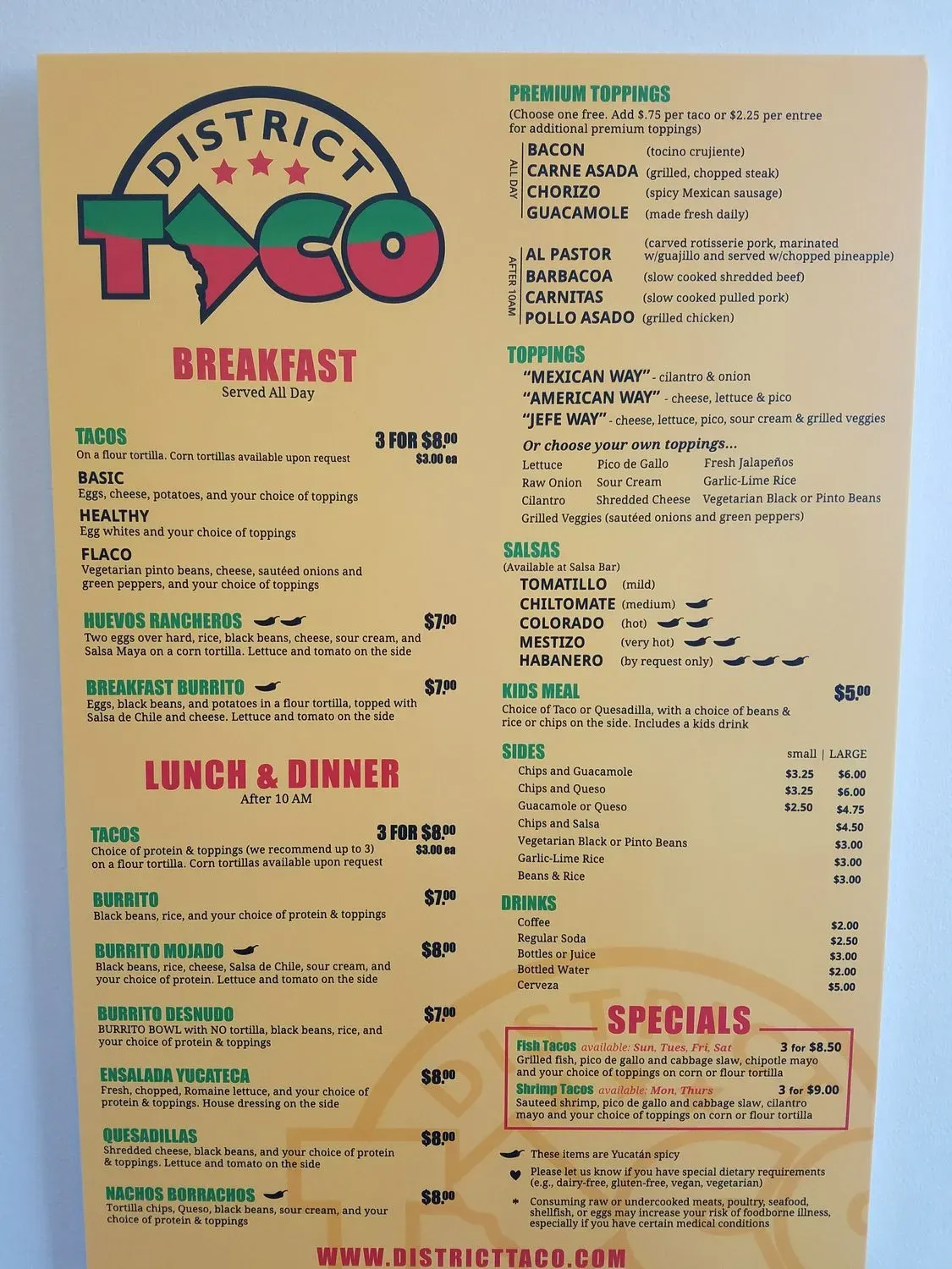 Menu 5