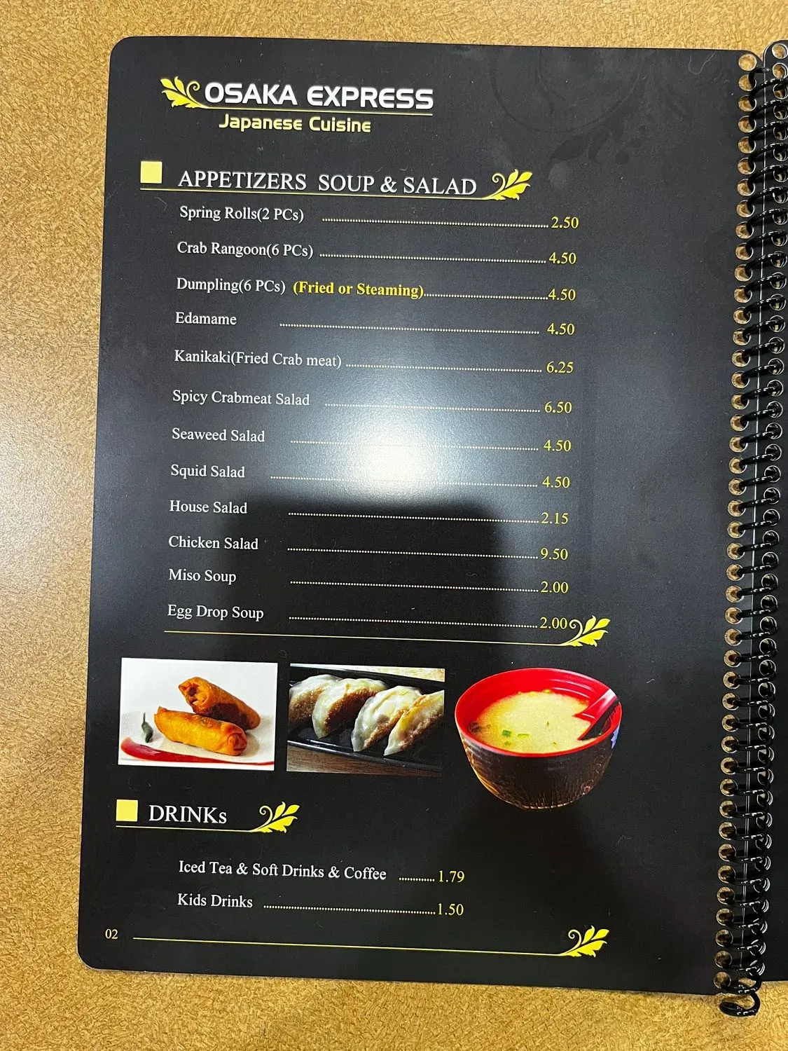 Menu 3