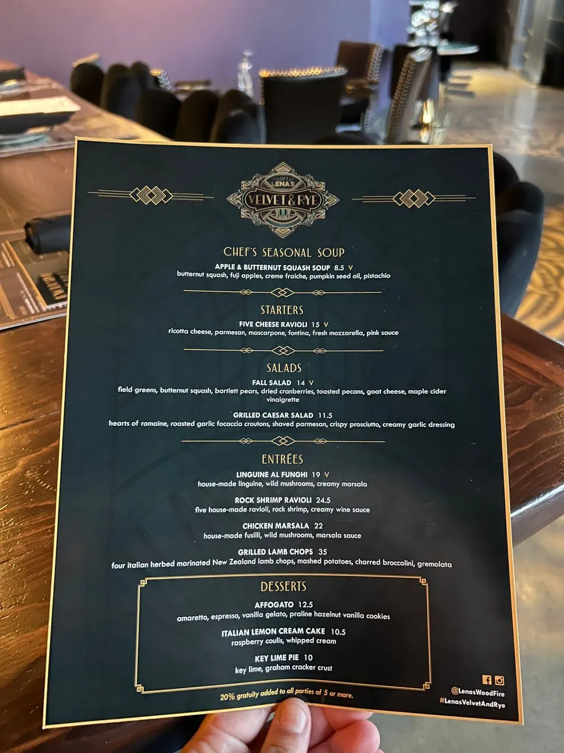 Menu 6