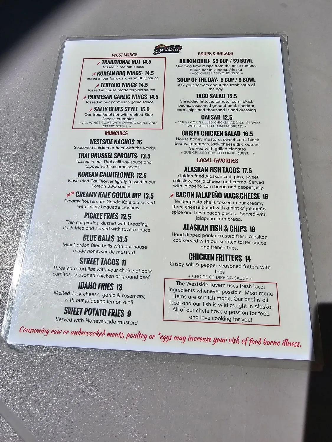 Menu 4