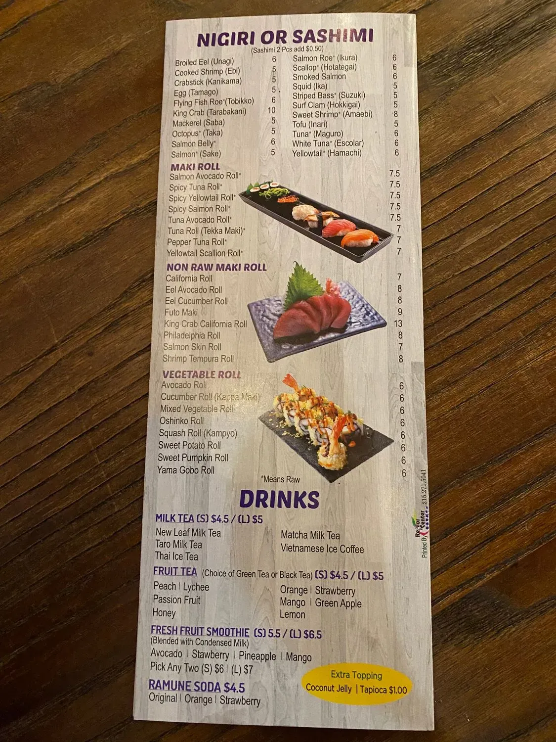 Menu 3