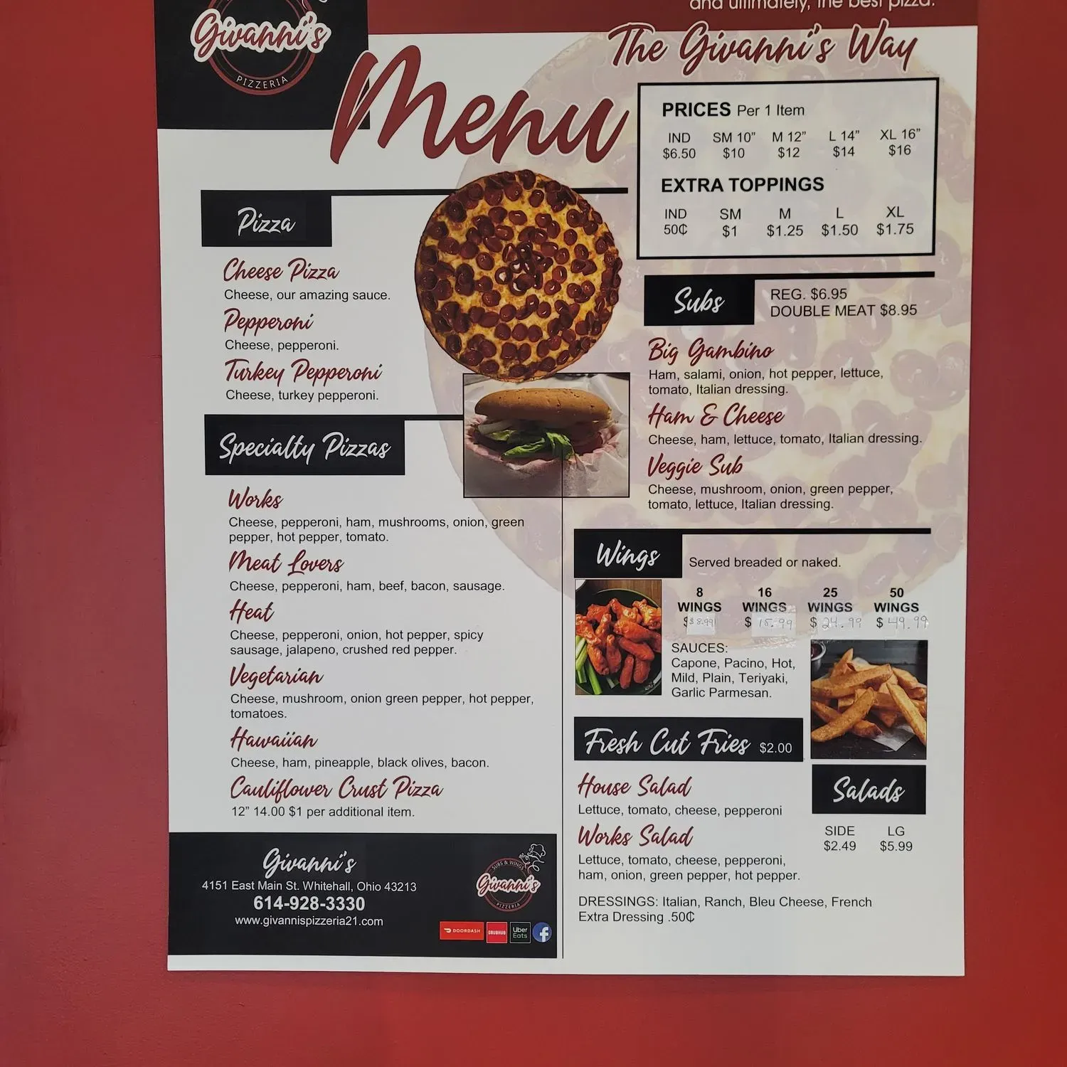 Menu 2