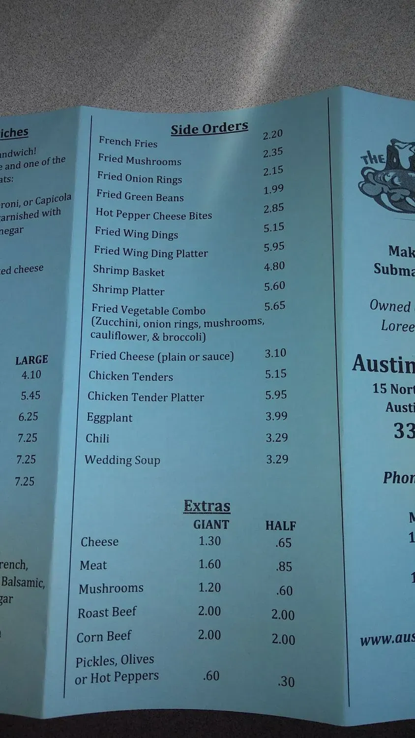 Menu 6