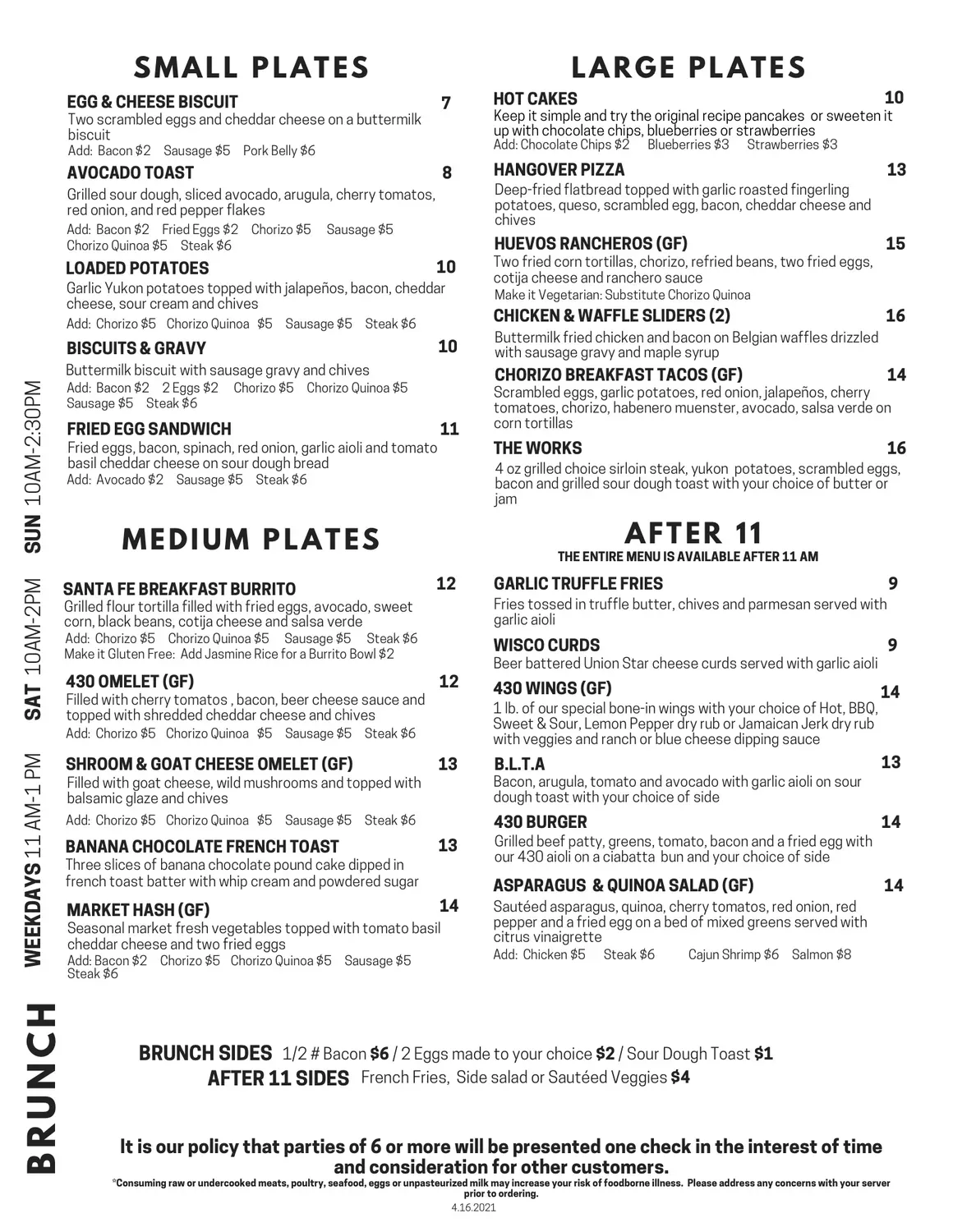 Menu 3