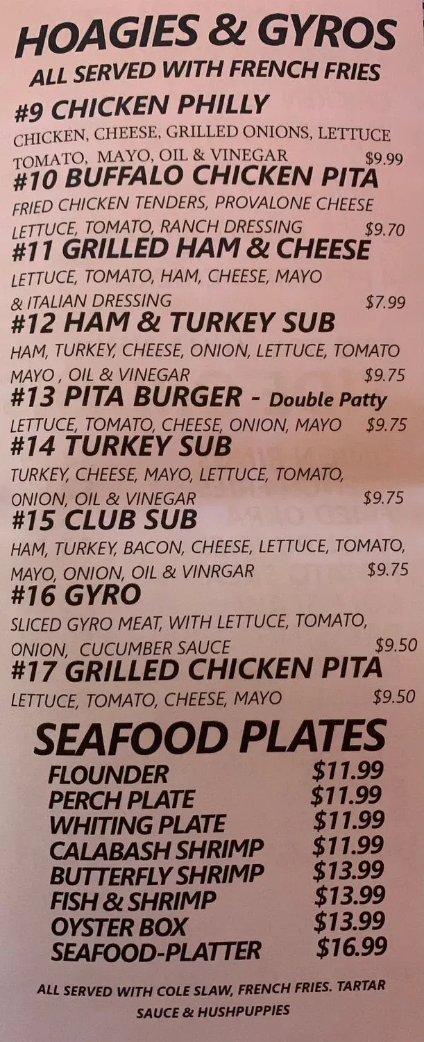 Menu 5