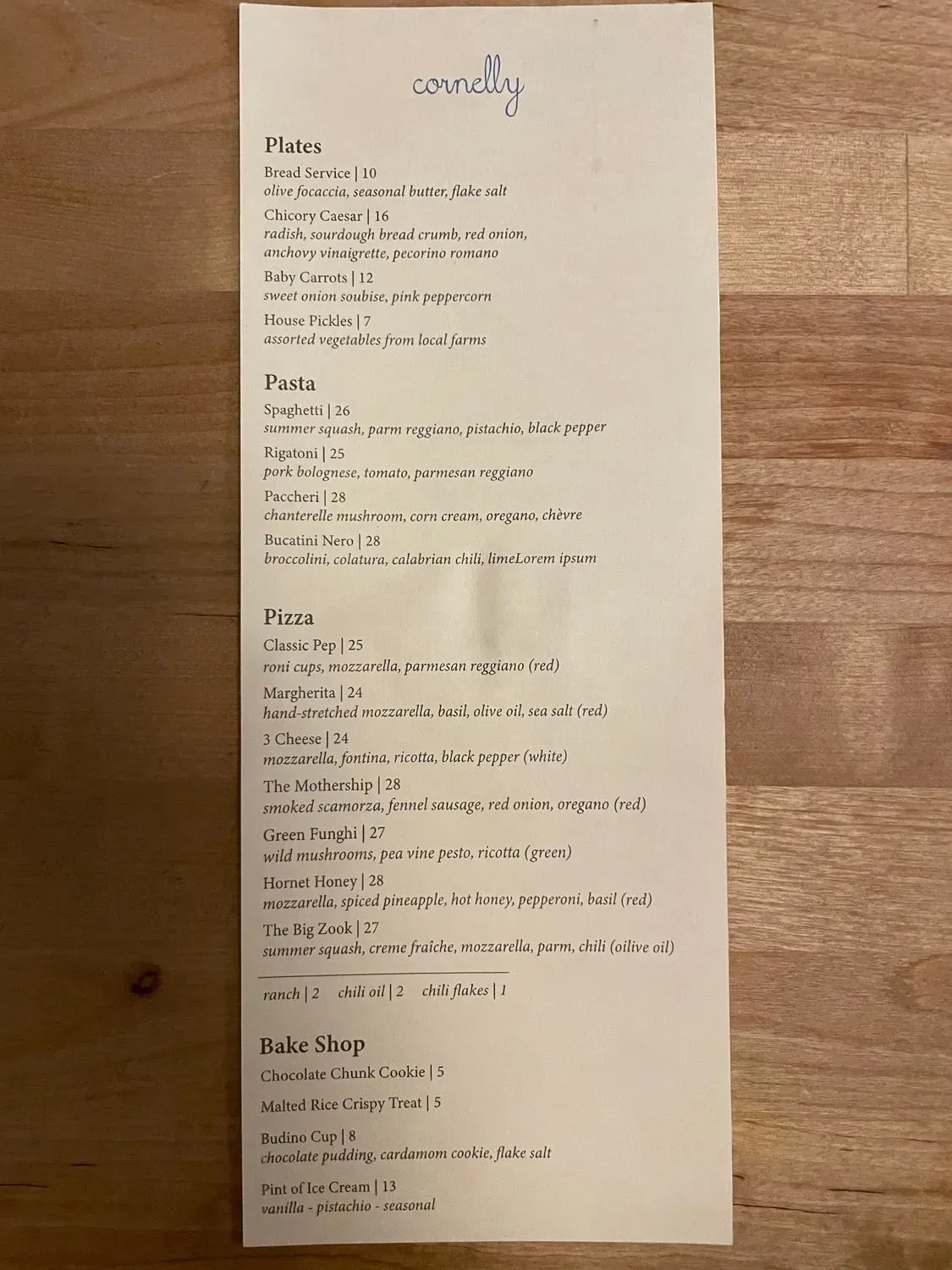 Menu 6