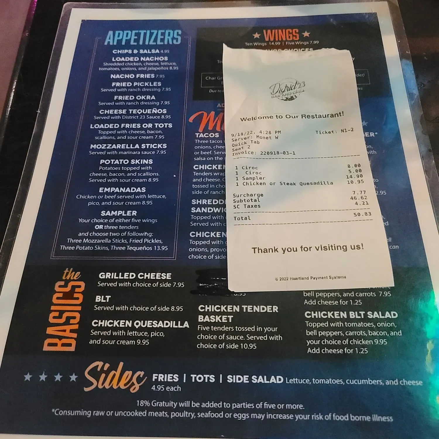 Menu 3