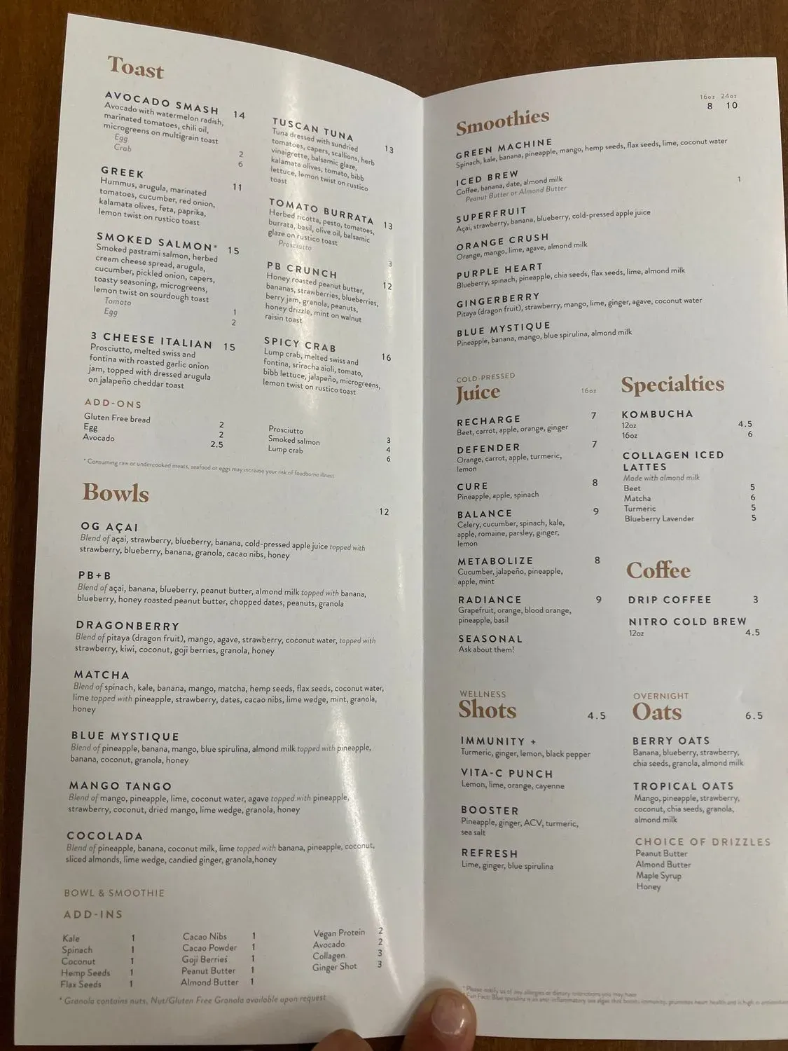 Menu 5