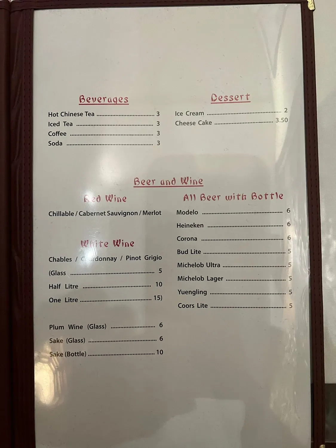 Menu 6