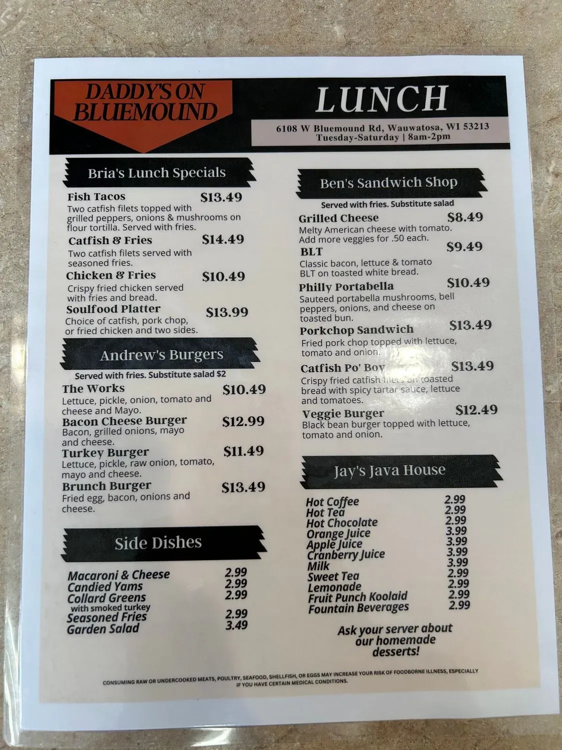 Menu 4