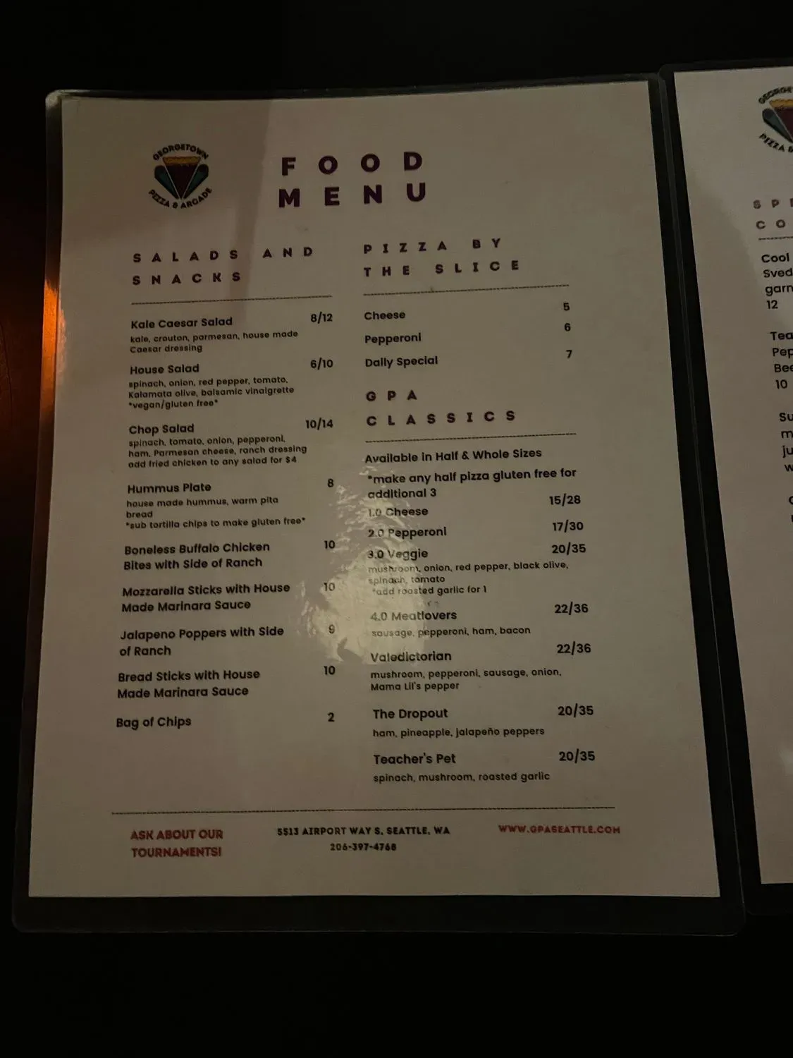 Menu 6