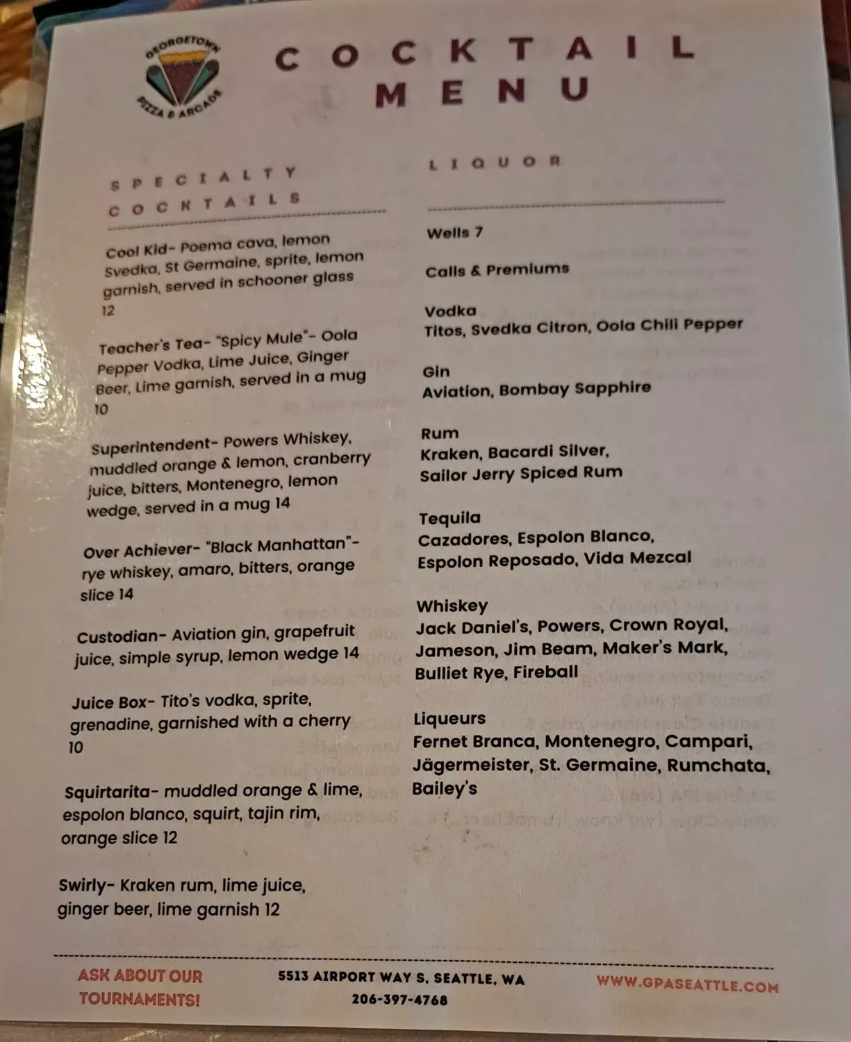 Menu 5