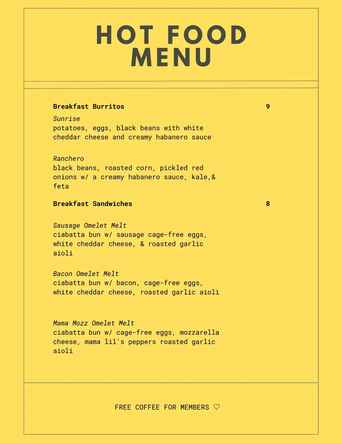 Menu 2