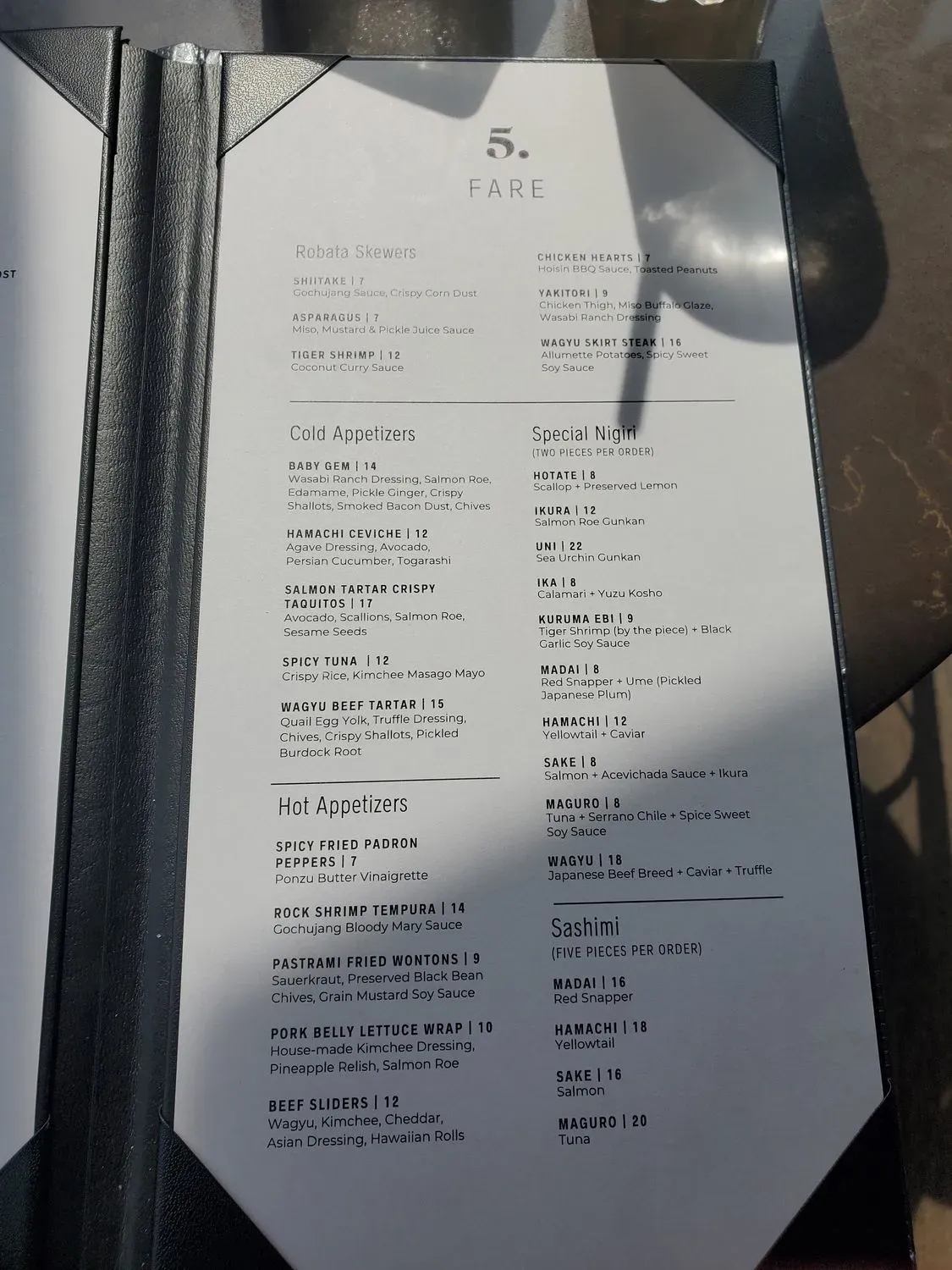 Menu 3