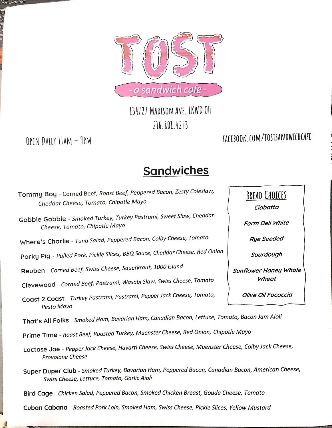 Menu 2