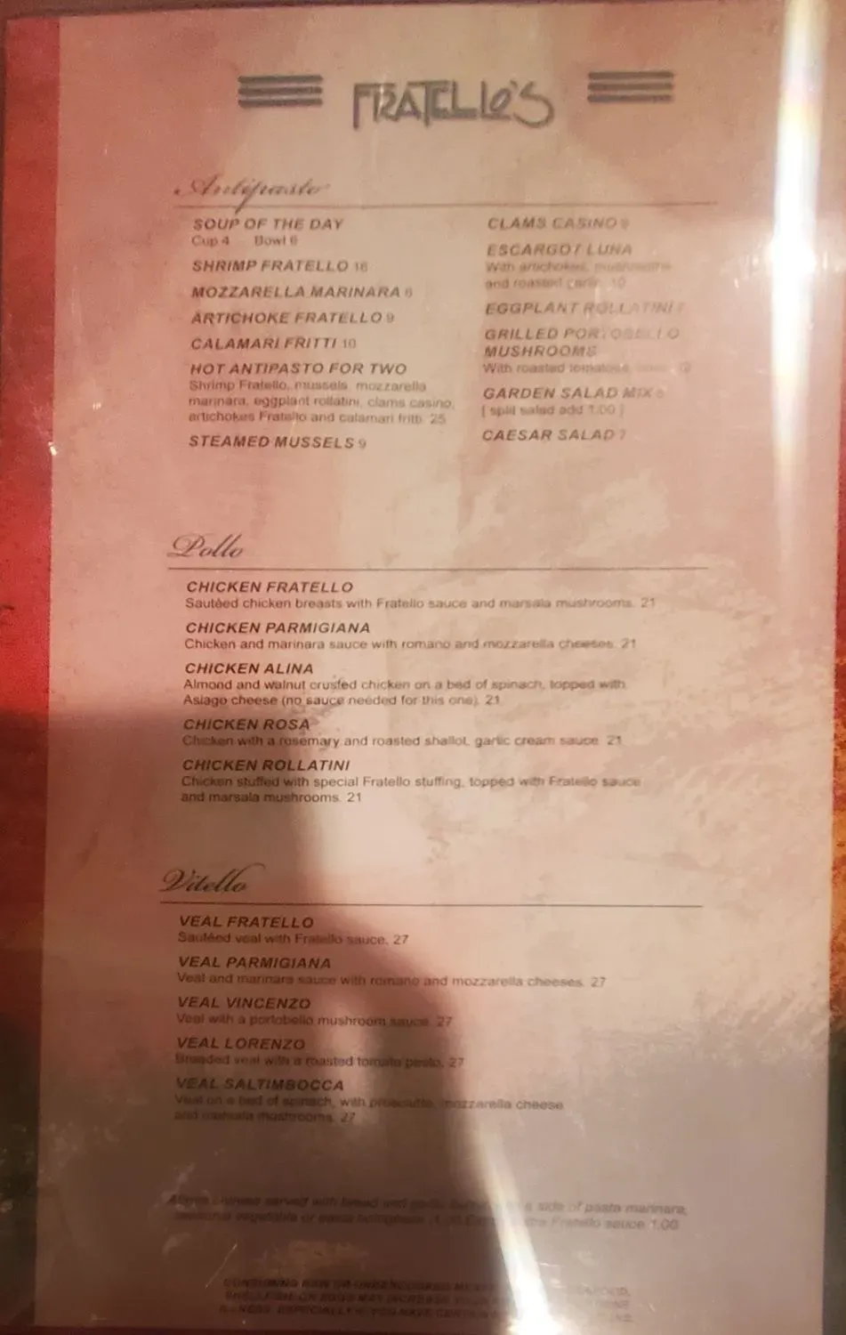 Menu 2