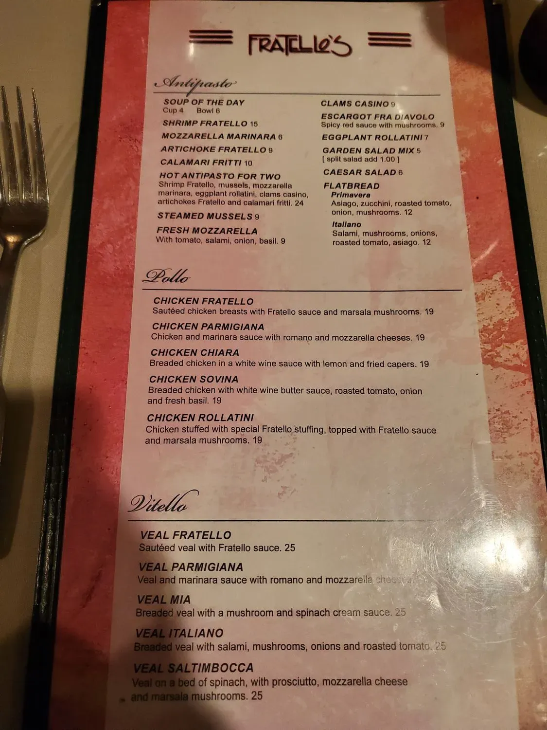 Menu 3