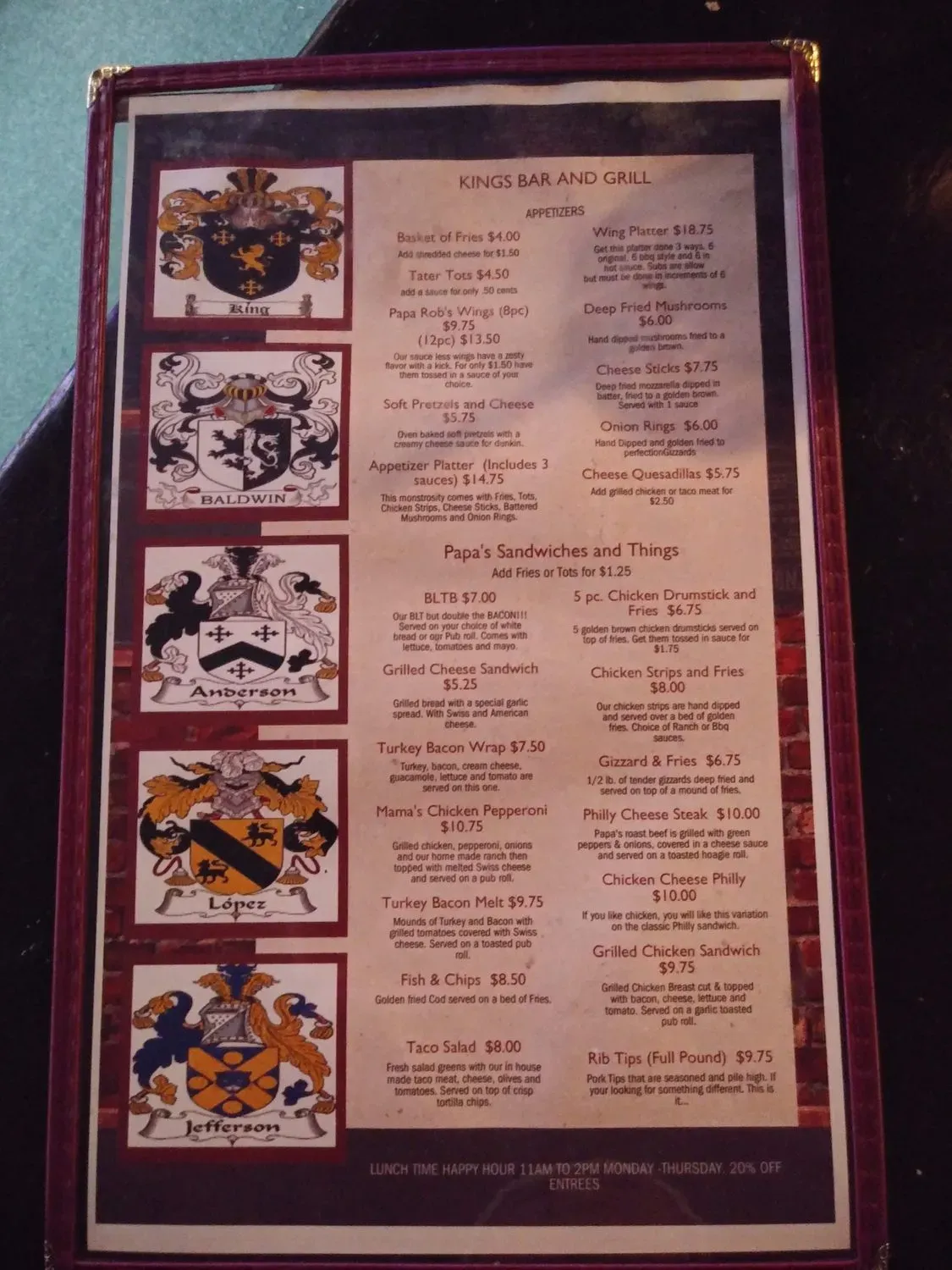 Menu 6