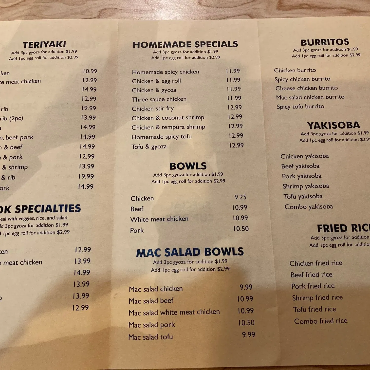 Menu 3