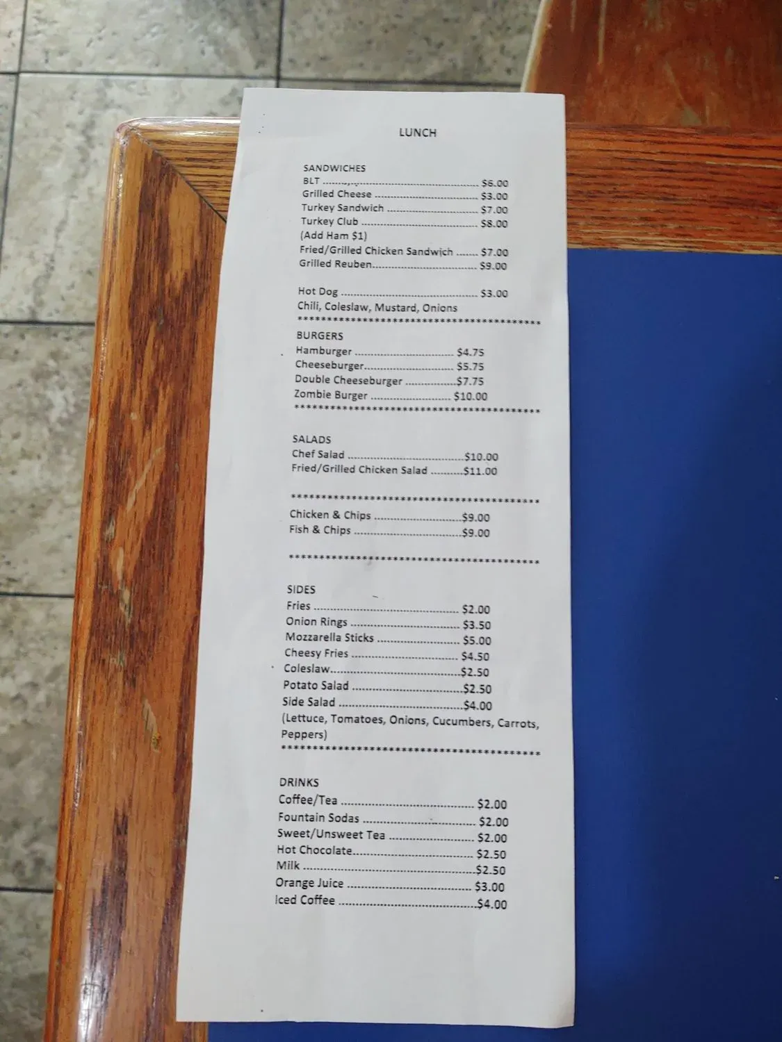 Menu 4