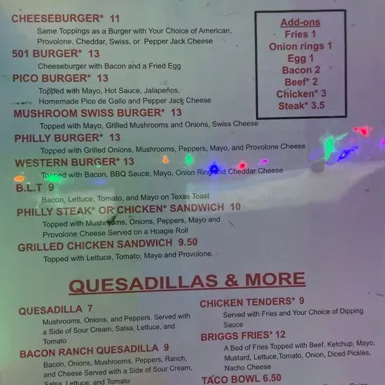 Menu 2