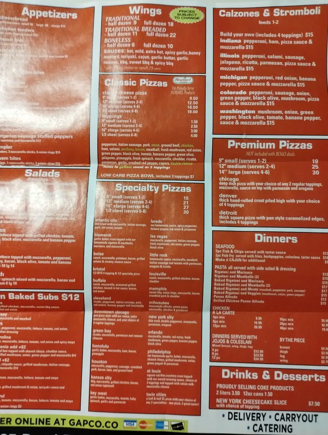 Menu 2