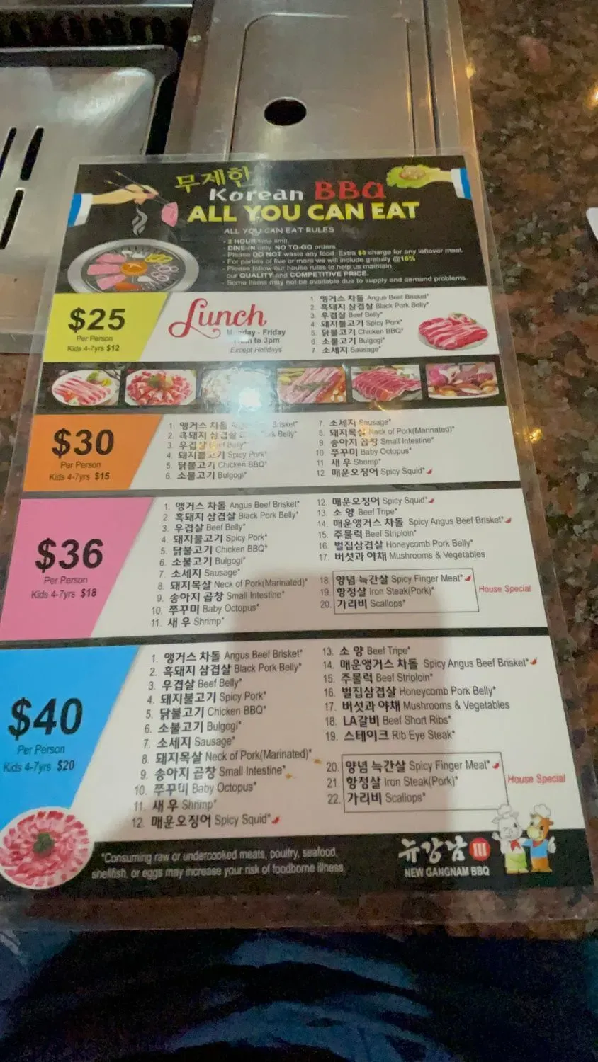 Menu 5